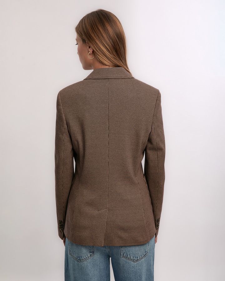 Slim Fit Pique Blazer