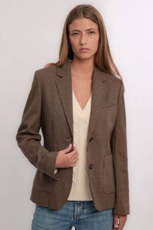 Slim Fit Pique Blazer