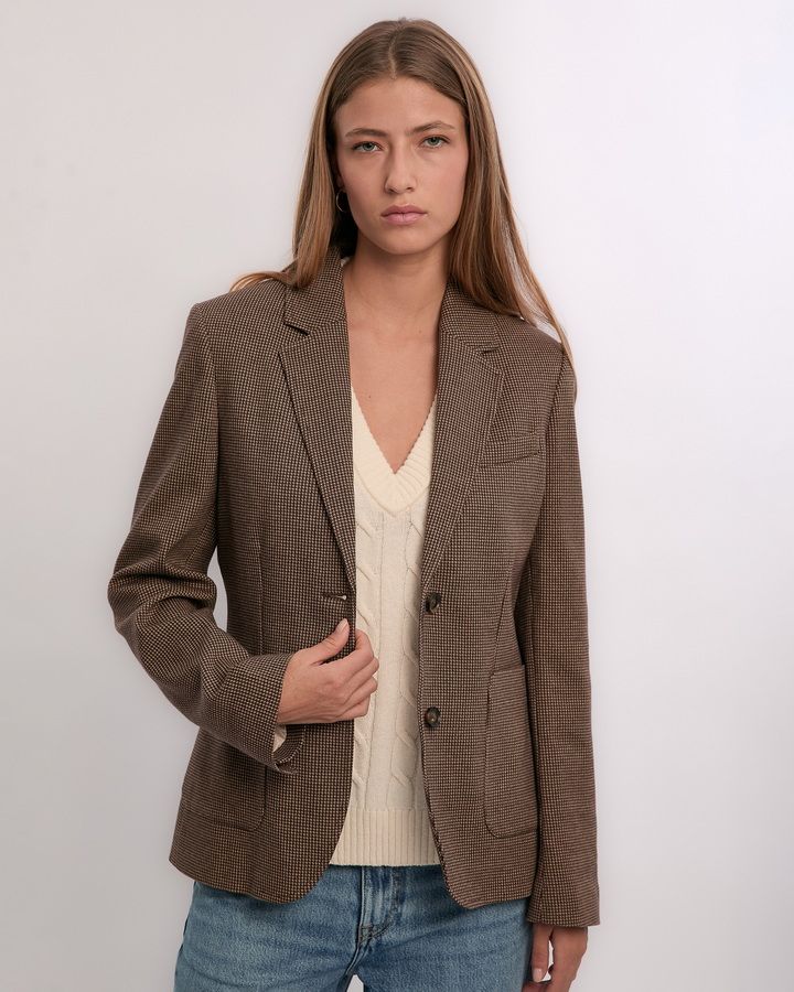 Slim Fit Pique Blazer