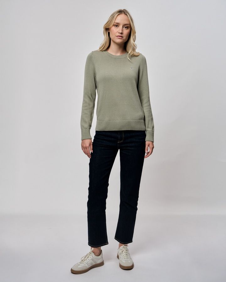 Classic Cotton Crew Neck Sweater