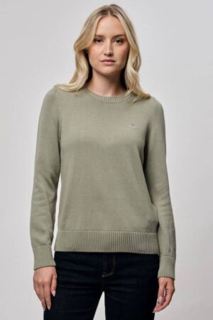Classic Cotton Crew Neck Sweater