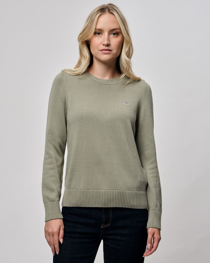 Classic Cotton Crew Neck Sweater