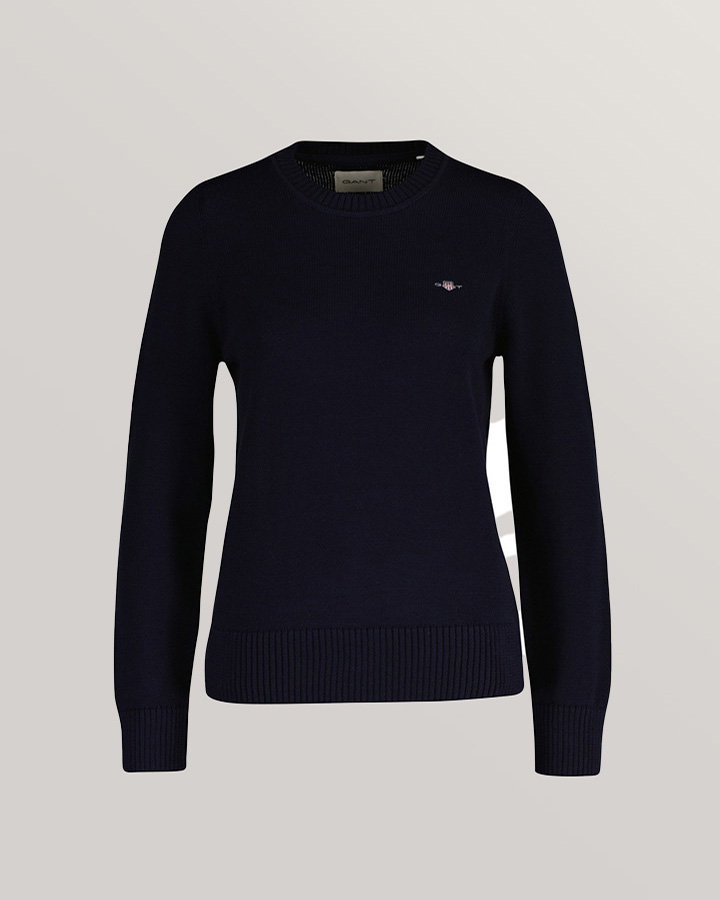Classic Cotton Crew Neck Sweater