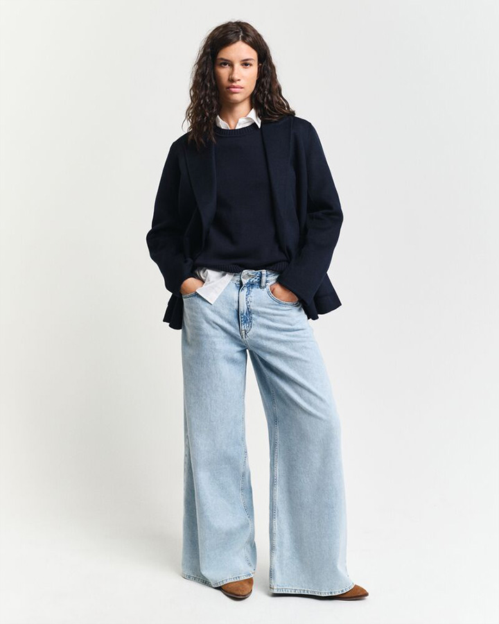 Classic Cotton Crew Neck Sweater