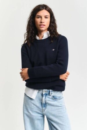 Classic Cotton Crew Neck Sweater