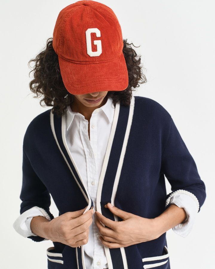 Contrast Knit Cardigan