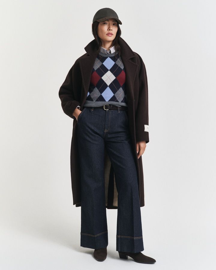 Argyle Crew Neck Vest