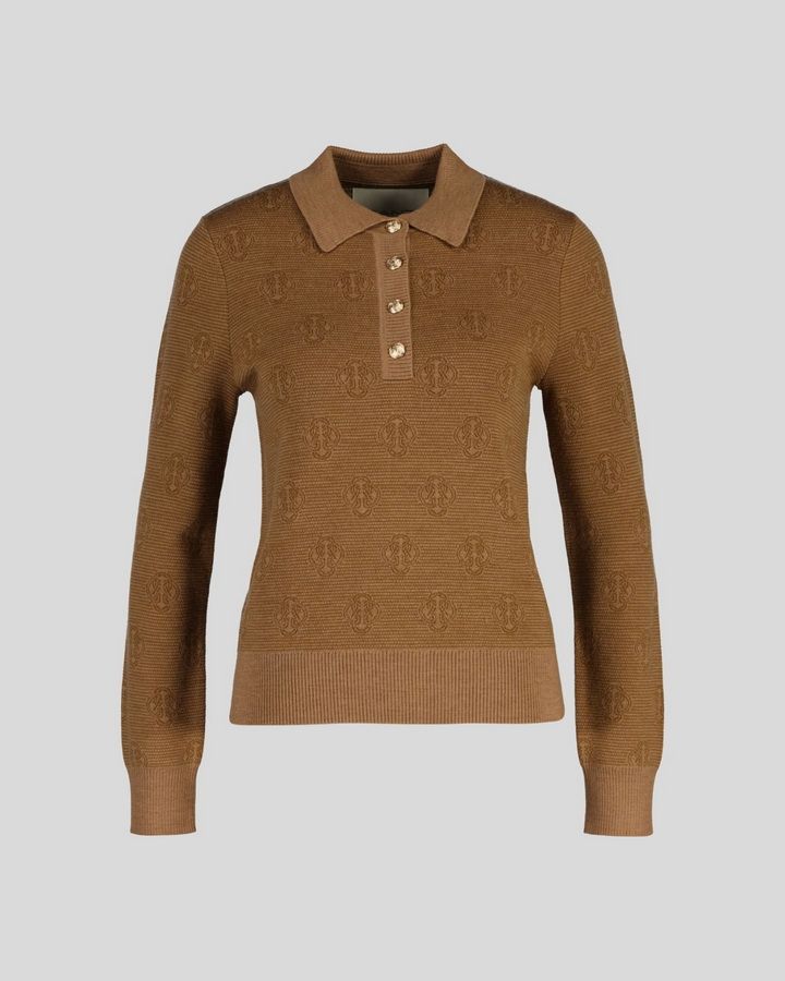 Monogram Knit Polo