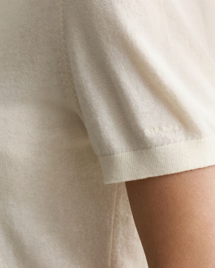 Lightweight Short Sleeve Crew Neck Sweater