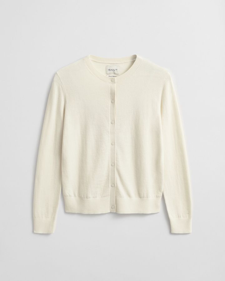 Lightweight Crew Neck Cardigan