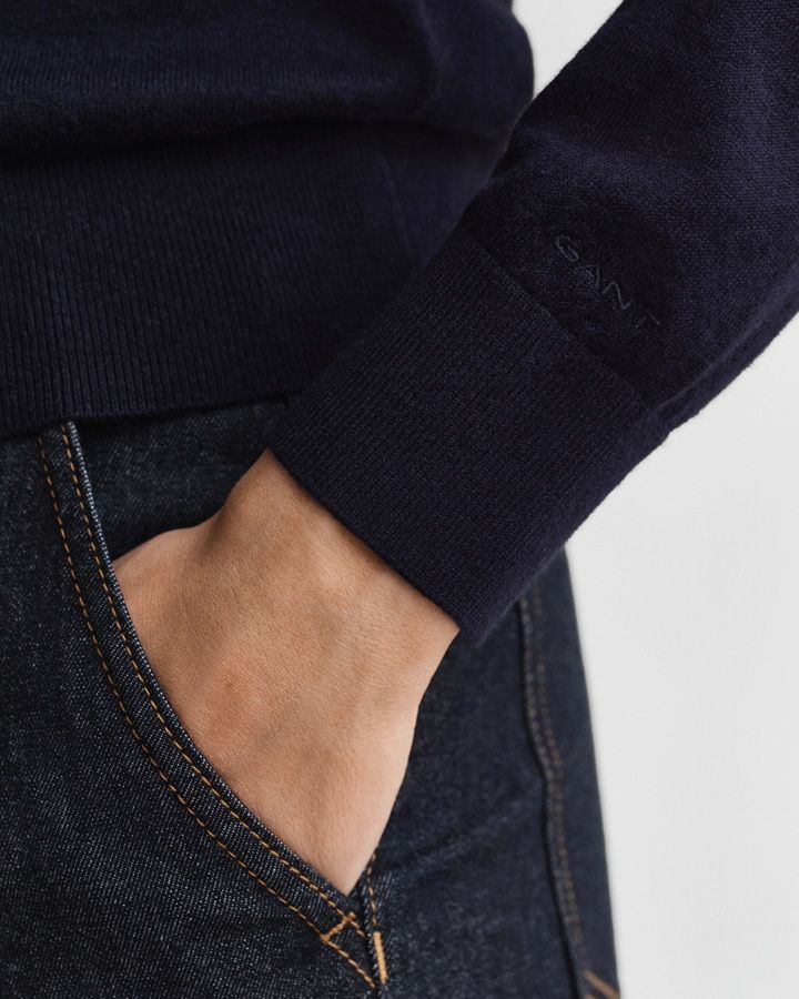 Lightweight Crew Neck Cardigan