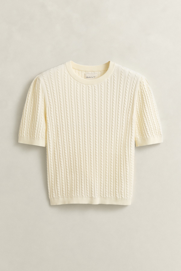 Cotton Short Sleeve Sweater