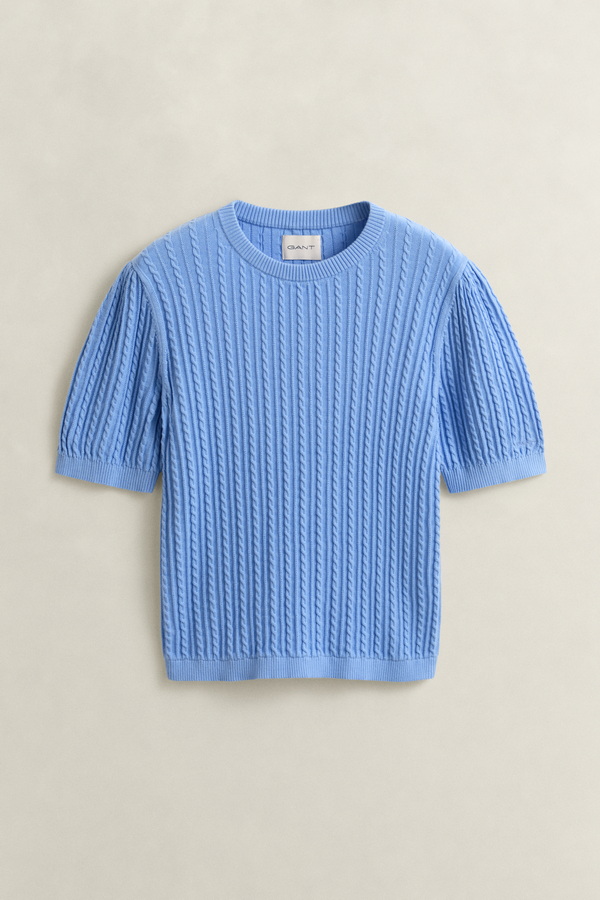Cotton Short Sleeve Sweater