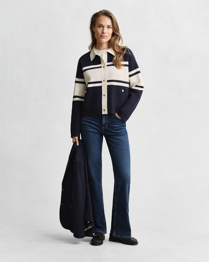 Color Blocked Cardigan