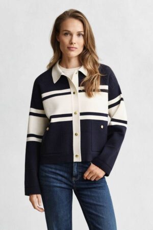 Color Blocked Cardigan