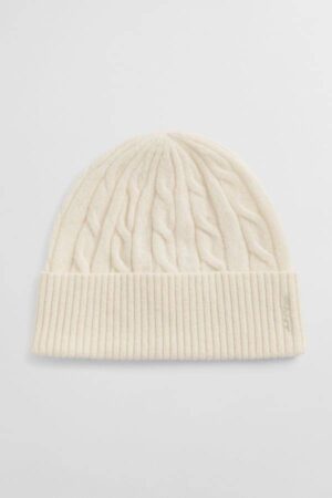 Cable Knit Wool Beanie