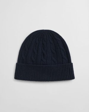Cable Knit Wool Beanie