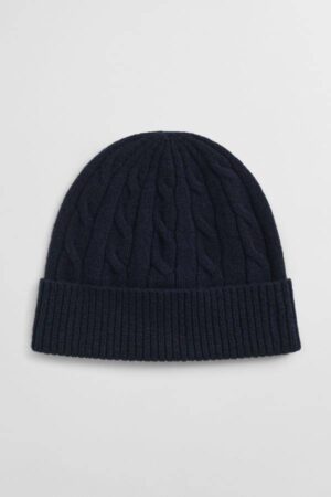Cable Knit Wool Beanie