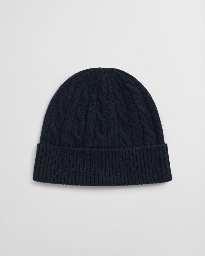 Cable Knit Wool Beanie