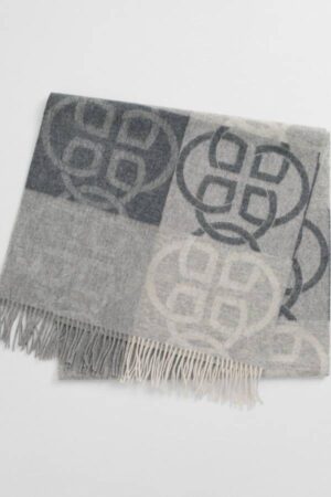 MONOGRAM WOOL SCARF