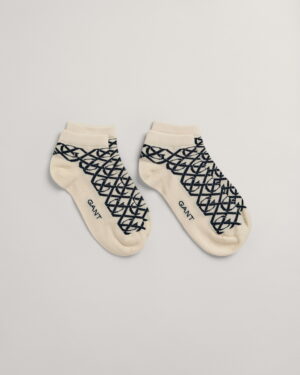 2-Pack Monogram G Ankle Socks
