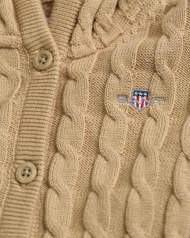 Baby Cotton Cable Knit Cardigan