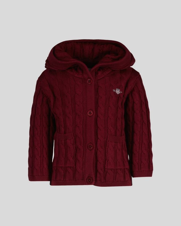 Baby Cotton Cable Knit Cardigan