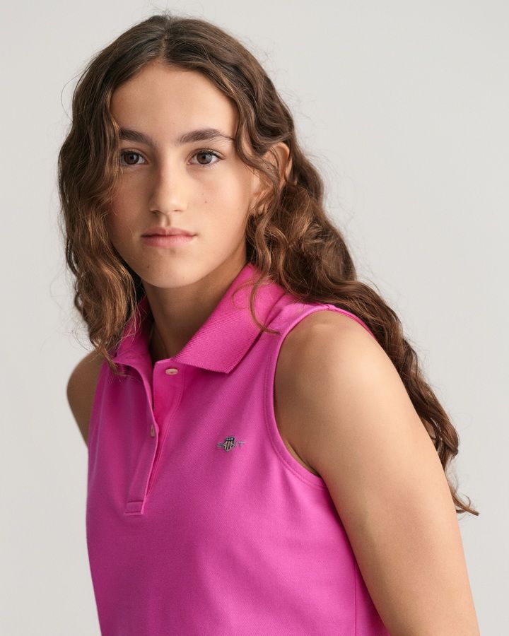 Teen Girls Pique Tank Top