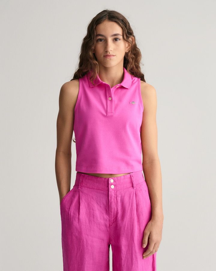 Teen Girls Pique Tank Top