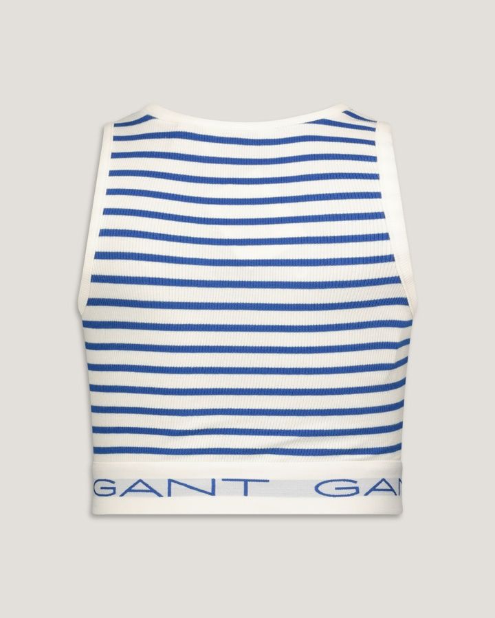 Teen Girls Striped Rib Tank Top