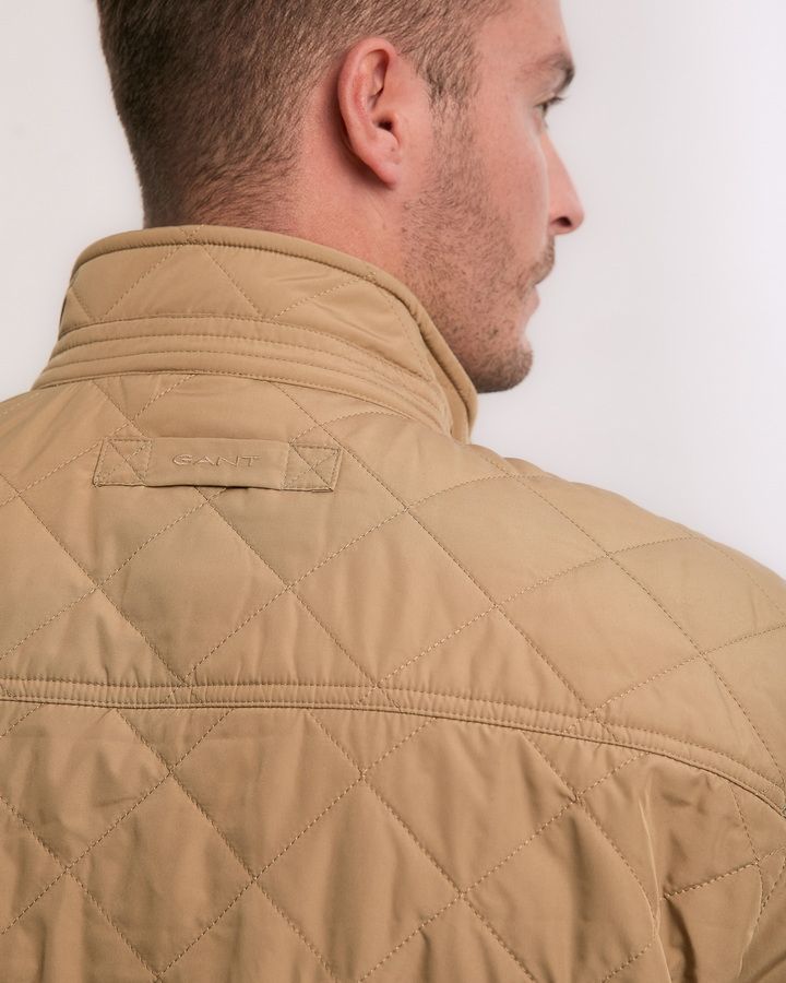 Quilted Windcheater Mid-Length Jacket