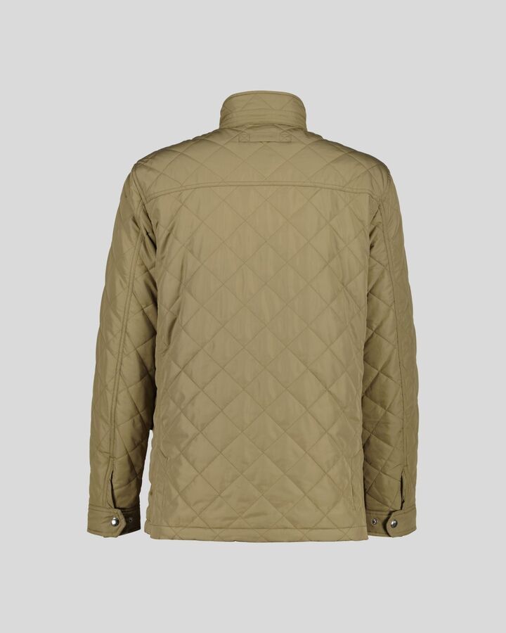 Quilted Windcheater Mid-Length Jacket
