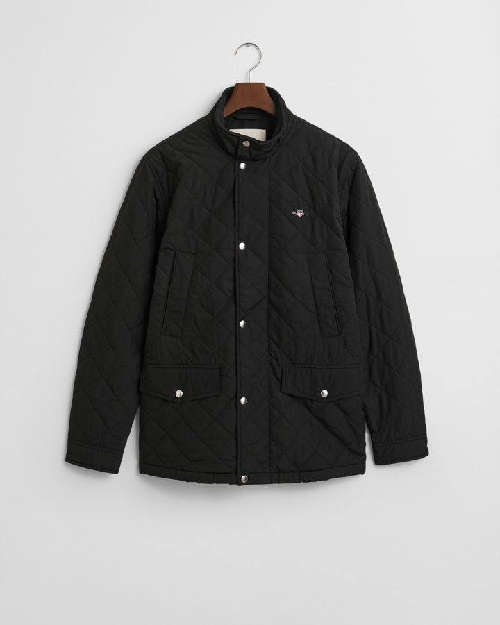 Quilted Windcheater Mid-Length Jacket