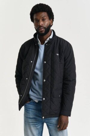 Quilted Windcheater Mid-Length Jacket