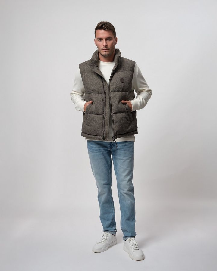 Wool Padded Vest