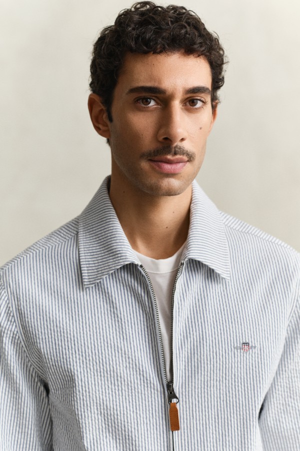 Seersucker Windcheater Jacket