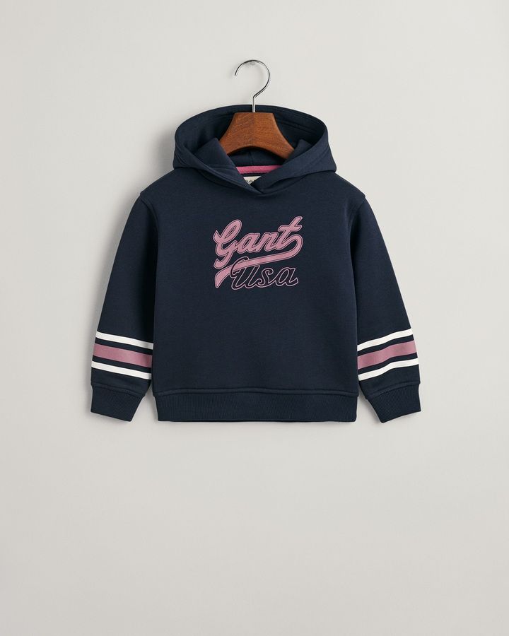 Girls GANT USA Cropped Hoodie