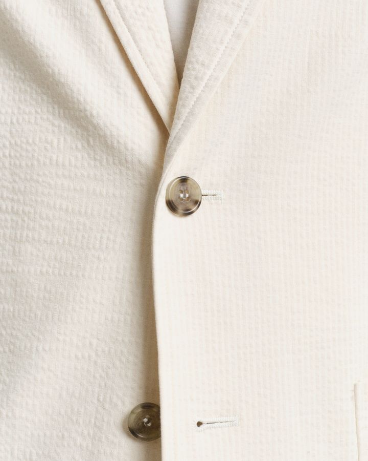 Slim Fit Seersucker Suit Jacket