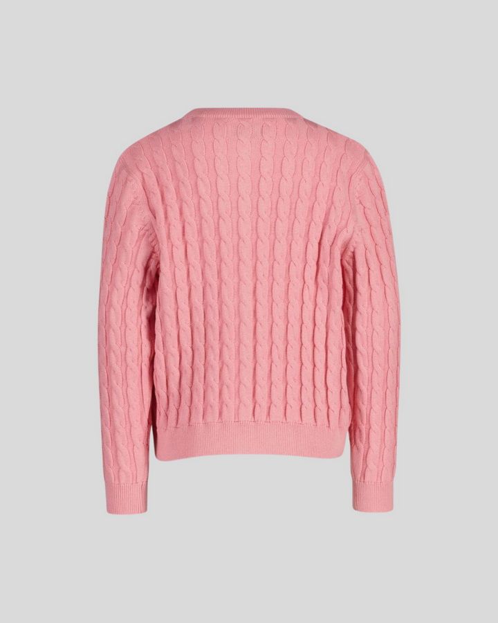 SHIELD COTTON CABLE CARDIGAN