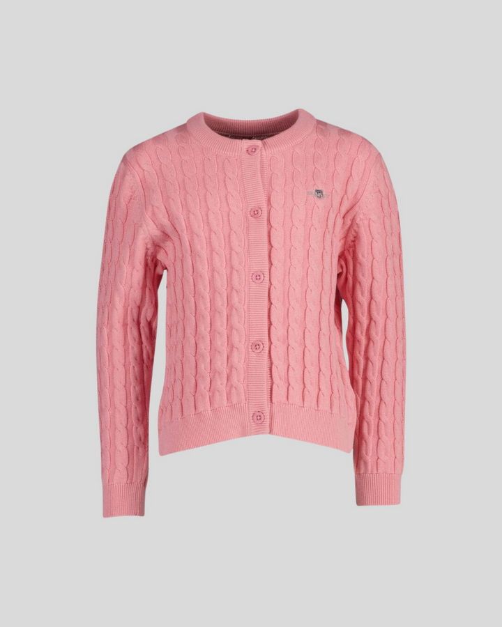 SHIELD COTTON CABLE CARDIGAN