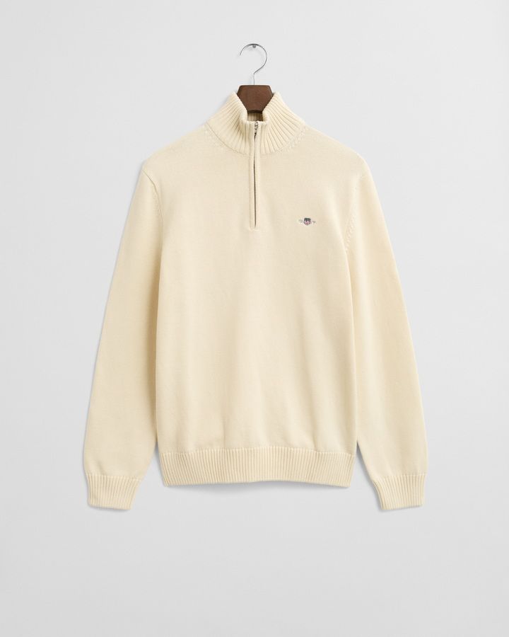 Casual Cotton Half-Zip Sweater