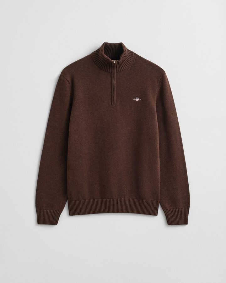 CASUAL COTTON HALF ZIP