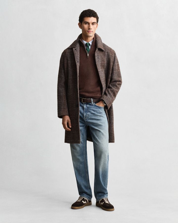 CASUAL COTTON HALF ZIP