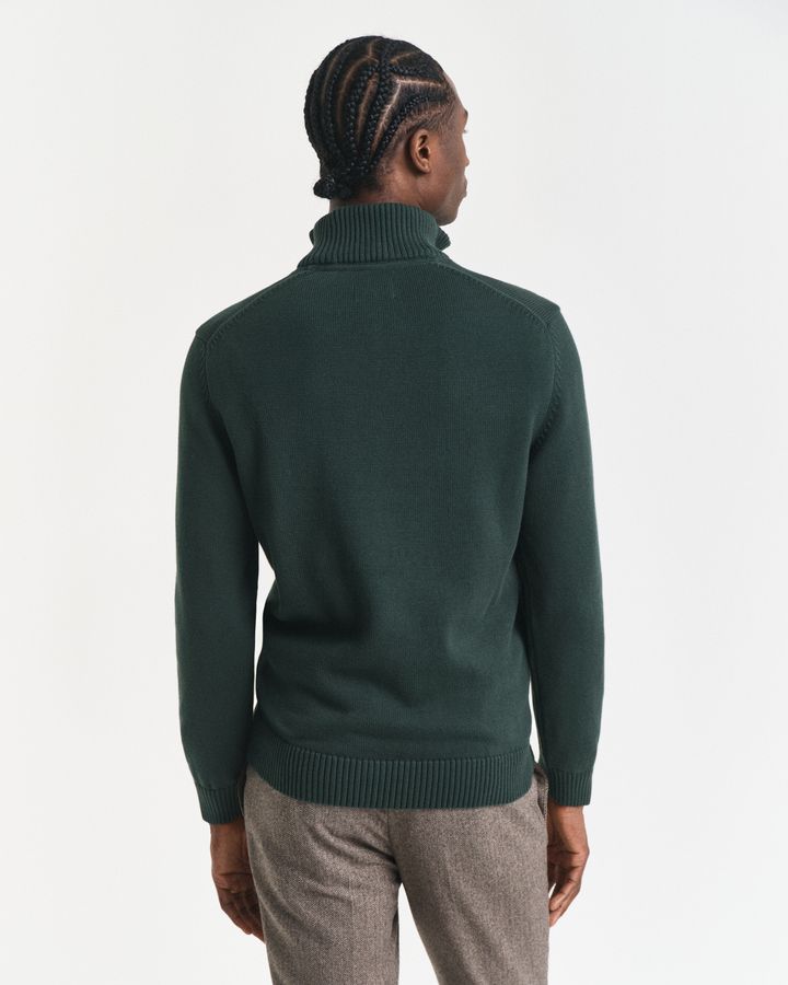 Casual Cotton Half-Zip Sweater