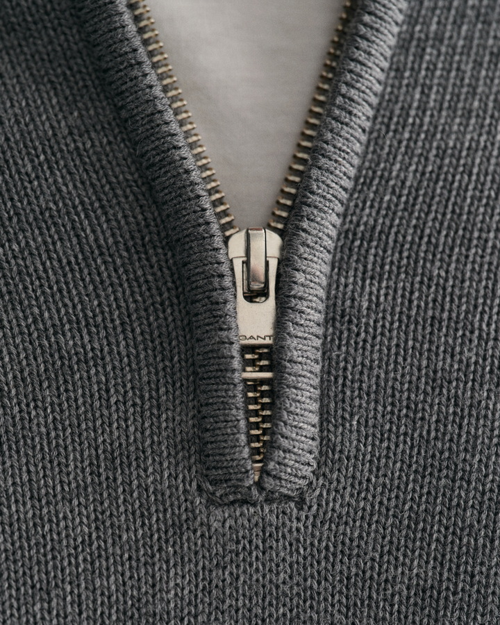 Casual Cotton Half-Zip Sweater