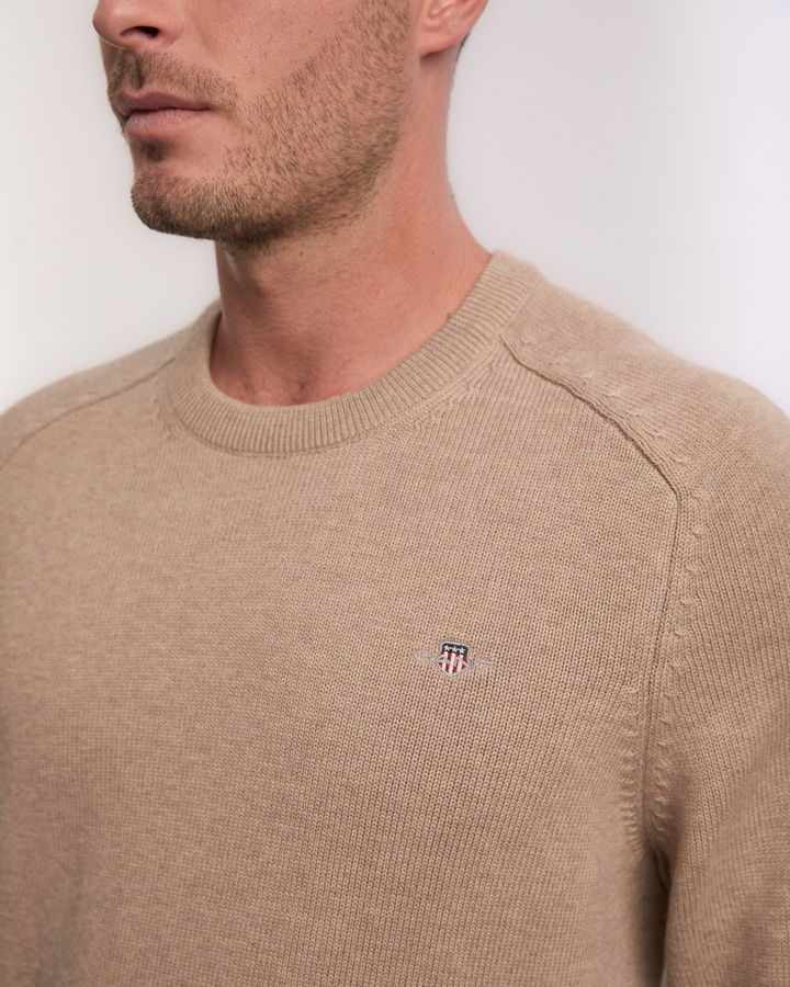 Casual Cotton C-Neck