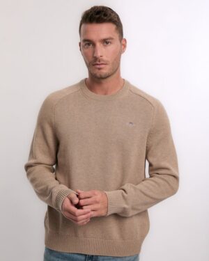 Casual Cotton C-Neck