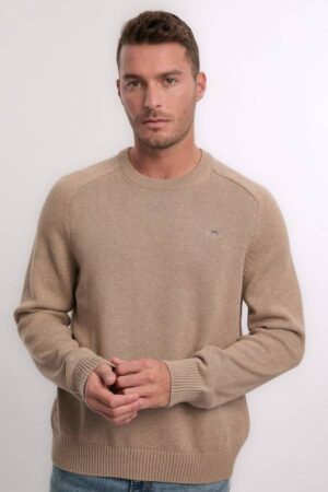 Casual Cotton C-Neck