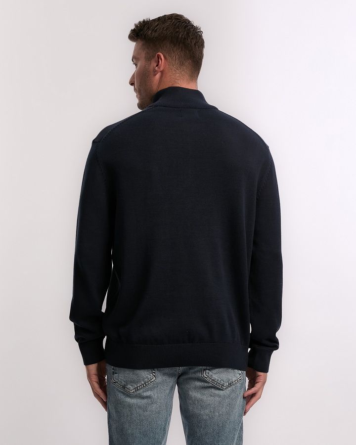 Small Graphic Badge Half Zip