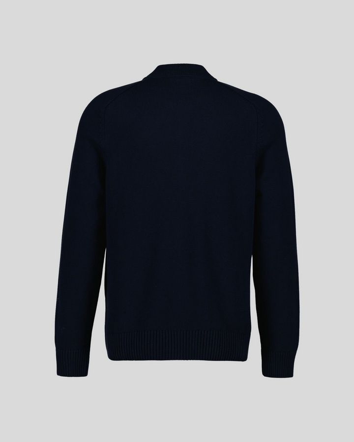 Casual Cotton Zip Bomber Cardigan